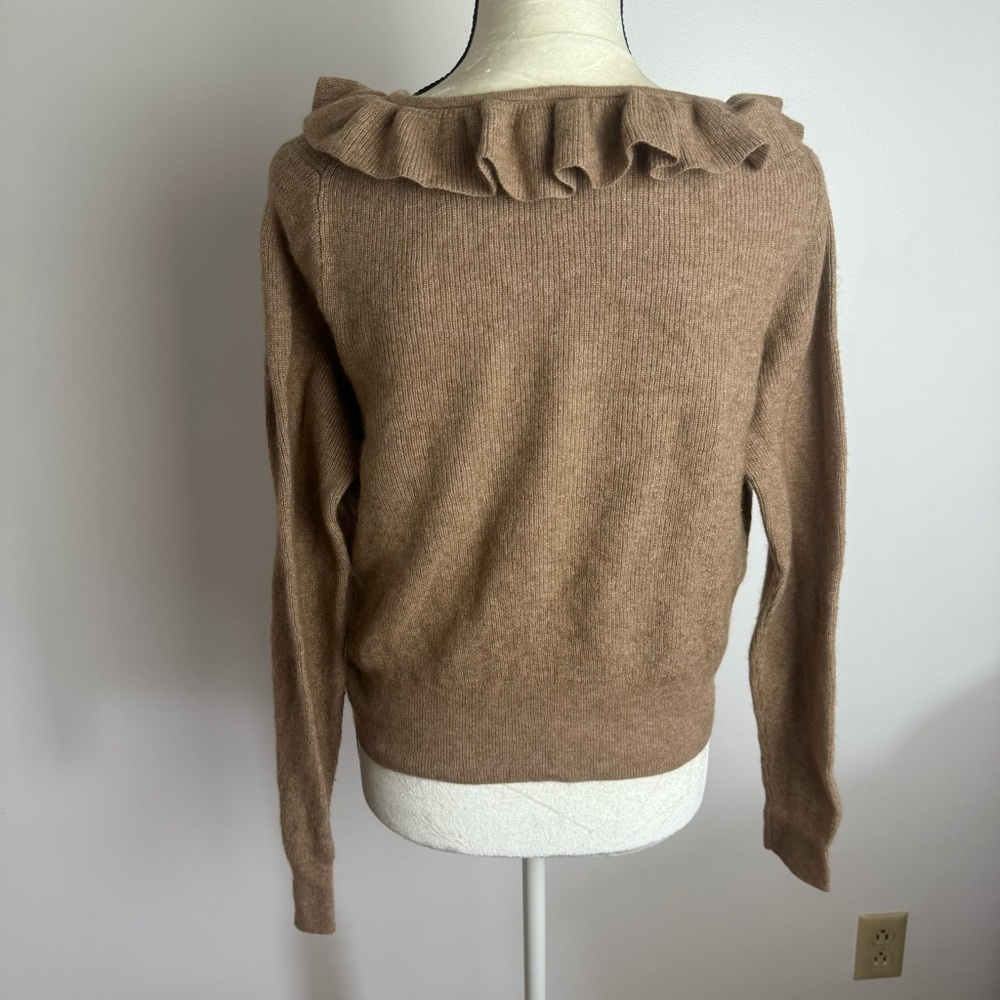 MADEWELL Tie Neck Ruffle Sweater - Picture 3 of 5